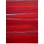 9.1.10.200 Rot zart blaue Streifen 2009 Acryl, Nessel 200 x 150 cm