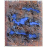 14.6.2.25 - 2014 - Pigment, Acryl, Holz - 25,8 x 21,4 cm