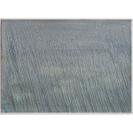 Blaugraugrüner Verlauf 2021 Pigment, Acryl, Nessel 50 x 70 cm