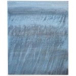 Wasserblau 2020 Pigment, Acryl, Nessel 140 x 115 cm