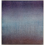 Kupferblauviolett - 2022 - Pigment, Acryl, Holz - 40 x 38 cm