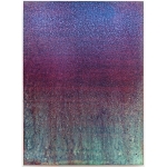 Blau Violett Grün - 2022 - Pigment, Acryl, Holz - 38,3 x 28 cm