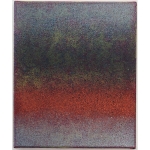 Kupfer zu Grau 2023 Pigment, Acryl, Leinen 30 x 25 cm