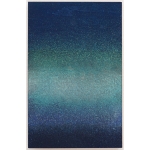 Milori- zu Spaceblau 2022 Pigment, Acryl, Holz 32,8 x 21,2 cm
