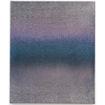 Blautürkis in Grauviolett 2022 - Pigment, Acryl, Leinen - 60 x 50 cm