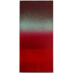 Spacegrüner Nebel auf Rot 2023 Pigment, Acryl, Multiplexplatte 47,7 x 22,2 cm