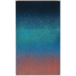 Kupfer Türkisblau 2023 Pigment, Acryl, Multiplexplatte 38 x 22,7 cm