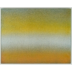 Gelb Polarsilber 2023 Pigment, Acryl, Leinen 55 x 70 cm