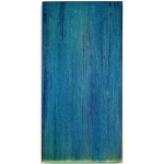 Blaugrün vertikal 2022 Pigment, Acryl, Holz 40 x 20 x 3 cm