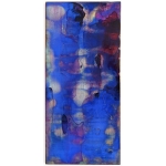 Ultramarin Chroma grün 2025 Pigment, Acryl, Holz 56 x 25 cm
