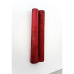 Doppelrolle, rot 2018 - Pigment, Acryl, Papier 125 x 38 x 18 cm