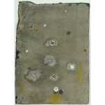 Gestirne Sand 2022 Pigment, Acryl, Büttenpapier 29,5 x 21 cm