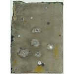 Gestirne Sand 2022 Pigment, Acryl, Büttenpapier 29,5 x 21 cm